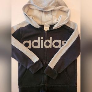 Kids Adidas zip up hoodie, size S
